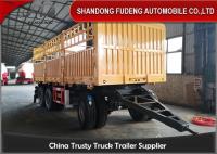 China Transport Dry Cargo 20 Ft H Beam Q345B Draw Bar Trailer factory