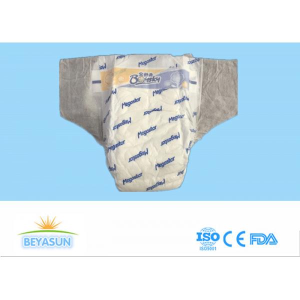 Quality Soft Disposable Infant Baby Diapers Chemical Free With Cottony Backsheet for sale