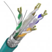 Quality LSZH 23AWG Cat6 Shielded Cable STP SSTP High Performance Pure Bare Copper for sale