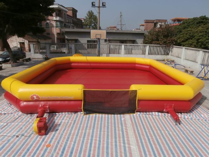 China Inflatable Bumper Ball Court / Bumper Ball Field For Sale factory