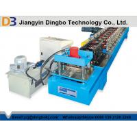China Manual Decoiler Rolling Shutter Door Roll Forming Machine For 13 Forming Stations for sale