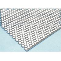 China Grade 5052 H32 Aluminum Perforated Plate Clear Anodized For Construction factory