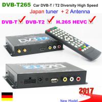China DVB-T265 Germany DVB-T2 DVB-T H.265 HEVC car tv receiver box for Auto Mobile High Speed from China 2 Tuner 2 Antenna factory
