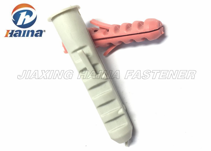 China Rubber Chemical Resistance Plastic Wall Plug / Expansion Anchor Bolt factory