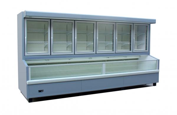 R404a Combined Refrigerated Food Display Cabinets Ice Cream