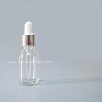 China SXT-03 30ml transparent essential oil Bottles empty glass bottles with button dropper pipette factory