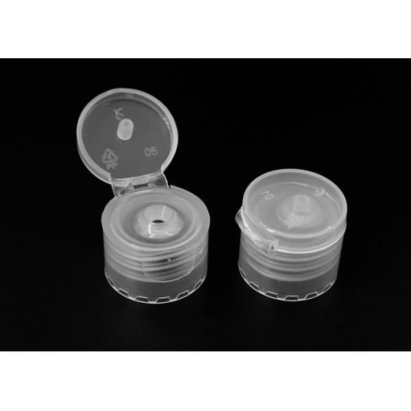 Quality 20 Inside Diameter Flip Top Lid / Screw Plastic Top Cap For Clear PET Bottles for sale