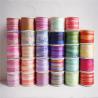 China new design 7mm  variegated silk ribbon,multicolor ribbon,rainbow 100% silk ribbon,ribbon,embroidery ribbon factory