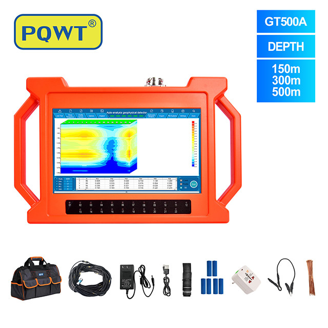 Quality PQWT GT500A Groundwater Detector Machine 500m Automatic Underground Water Finder for sale