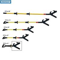 China safety push pull stick with stiffy tooling head D handle or straight handle, 42&quot; 50&quot; 72&quot; 90&quot; push pull pole rod factory