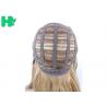 China Fashionable Golden Color Long Synthetic Wigs For Girls Cap Size Adjustable factory