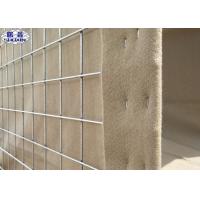 Quality Army Border Perimeter Defensive Barrier , Gabion Wire Mesh Boxes for sale