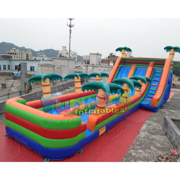 Quality Outdoor Long Inflatable Water Slide Slip N Slide 11x5.5x5.5 Meter for sale