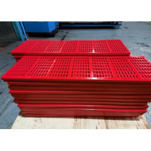 Quality Coal Polyurethane Outside Mining Screen Mesh Compact  Installed Easily for sale