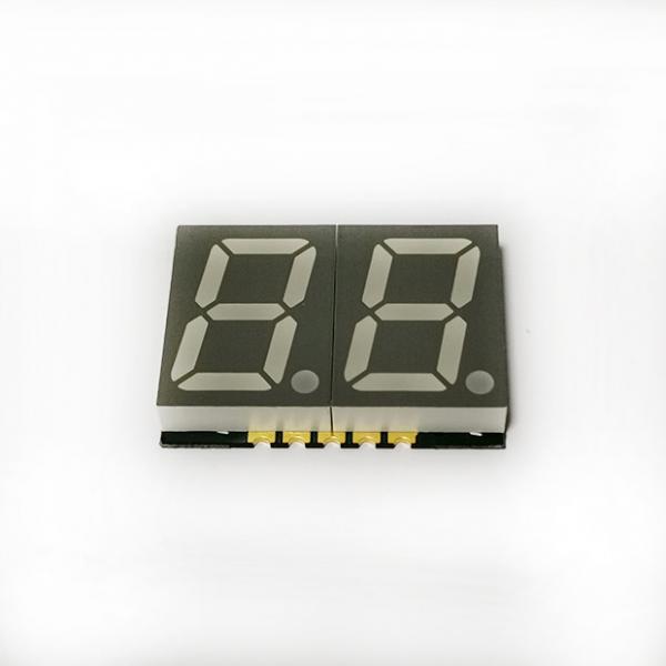 Quality 0.56 Inch SMD White 7 Segment Display 2 Digit Common Anode low power for sale