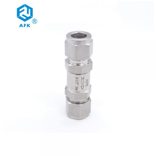Quality High Pressure Stainless Steel One Way Fuel Check Valve 6mm OD for sale