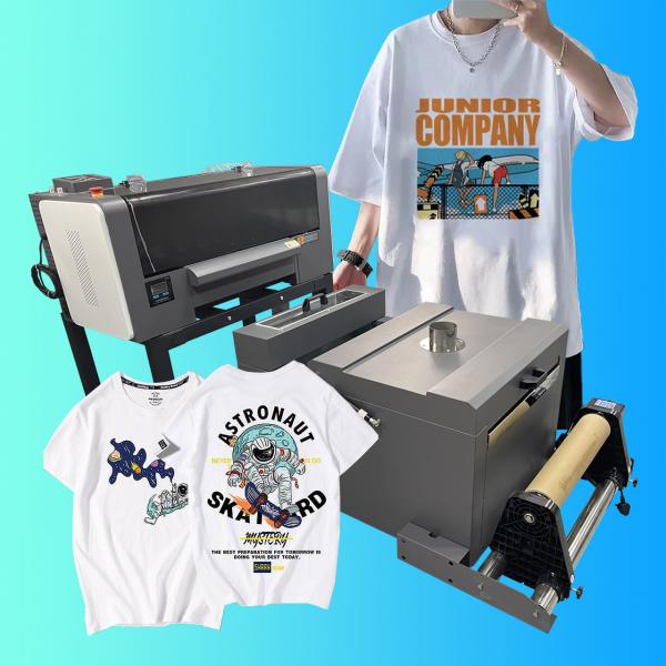 Quality Digital Dtf Pet Film Printer for T-Shirt  60cm With Dual I3200 Printheads for sale