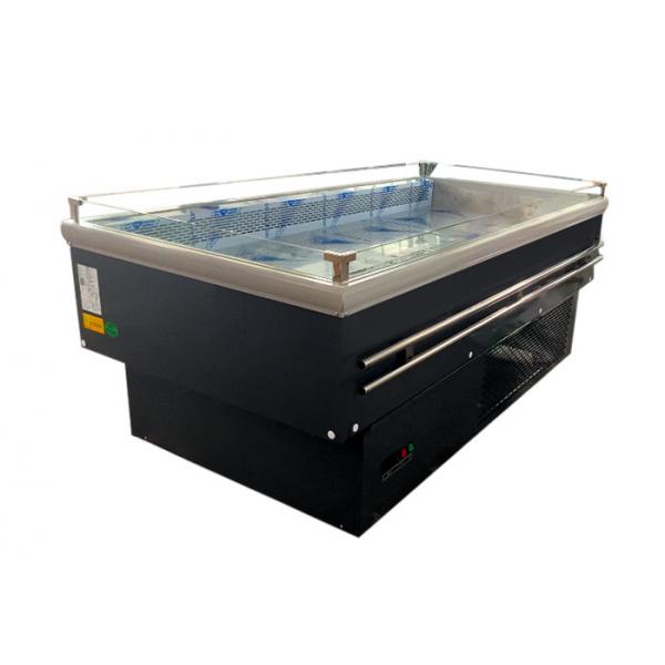 Quality Commercial Chest Freezer Cooler Half Height Double Sides Fruit And Vegetable Showcase for sale