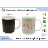 China 300ml Color Change Heat Sensitive Mug , Personalized Kids Coffee Mugs factory