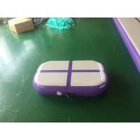 China Professional Air Jumping Track Purple Inflatable Air Board Air Block For Gymnastics factory