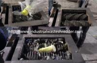 China Small Plastic Bottle Shredder Low Noise , 300kg / Hr Water Bottle Shredder factory