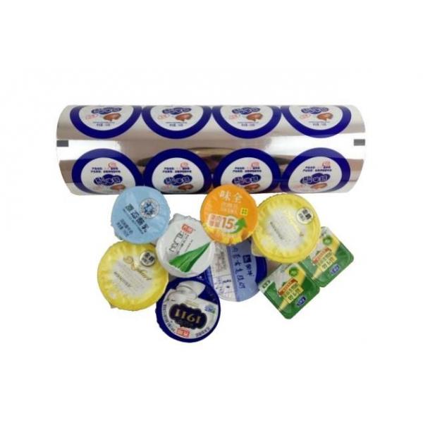Quality FDA Aluminum Foil Laminated Roll Film 0.2mm 0.3mm Thick Yogurt Ice Cream packing for sale