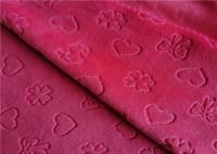 China Velboa Embossed Knitting Polyester Brushed Fabric factory