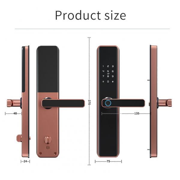 Quality Anti Corrosion Advanced Intelligent Door Lock 6V With SDK Network for sale