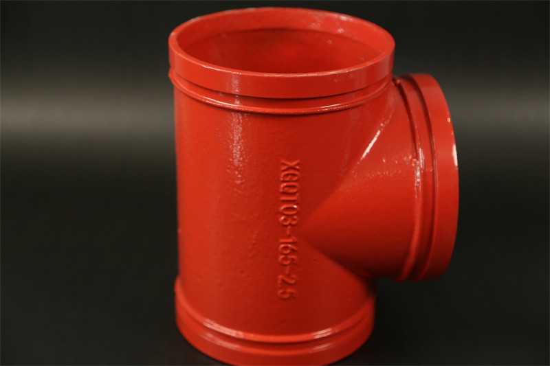 China WFZT Grooved Tee Fittings Leak Free Groove Coupling Pipe Fitting factory