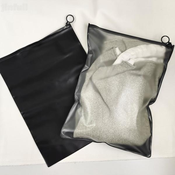 Quality Customized Zipper PVC Pouch Degradable Plastic Printed Voltage Bag for sale
