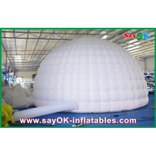 Quality Led Lights Inflatable Air Tent , Diameter 5m Inflatable Dome Tent for sale
