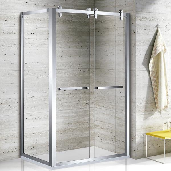 Quality Polished Bathroom Shower Enclosure 8mm Tempered Glass Shower Cabin for sale