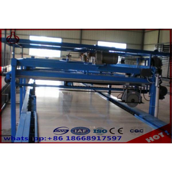 Quality Straw Particle Board Production Line / Laminating Making Machine Free Standing Type for sale