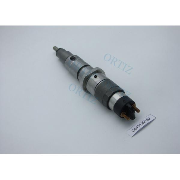 Quality Black / Silver Color Vectra C Diesel Injectors Steel Material 0445120182 for sale