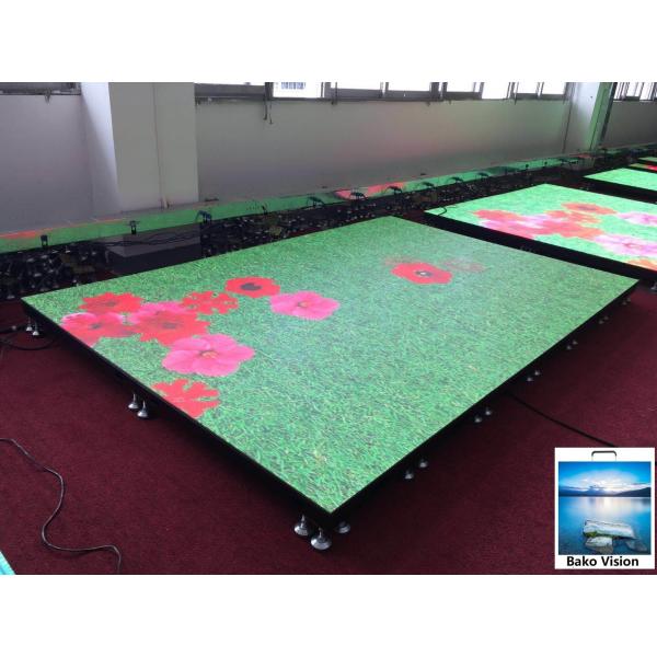 Quality P3.91 Full Color Outdoor Rental Floor LED Display For Wedding Stage Performance for sale