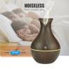 China USB Wood Grain Ultrasonic Air Humidifier Household Aroma Diffuser Aromatherapy Mist Maker with Light factory
