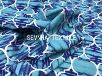 China Printed Aquafil Fishing Net Nylon Spandex Fabric For Activewear Light Weigt factory