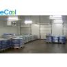 China Custom Frozen Food Storage Warehouses , PU Panel Cold Storage For Tuna Processing factory