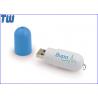 China Full Plastic Pill Shaped Usb Drive Medicine Promotional with Key Ring factory