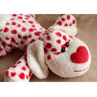 China Lovely Valentines Day Stuffed Toys / Animal Dog Stuffed Push Toys For Celebration 35cm factory