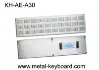 China Water proof Outdoor Kiosk Industrial Metal Keyboard with 30 Keys Anti - Rusty factory