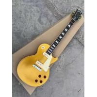 China Custom GB Les Paul LP Style Electric Guitar with Mahogany Gold Body Maple Neck Customized Guitar factory
