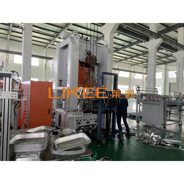Quality 4 Wires 12000pcs/H Aluminium Food Container Machine Multiple Cavity for sale