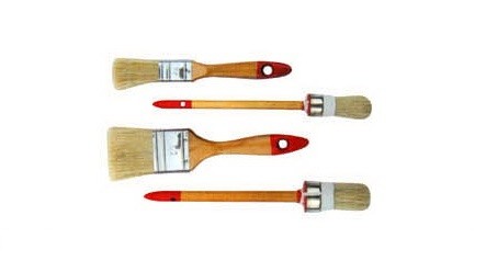 Quality White 2 Inch Natural Bristle Brush Lacquer Paint Brush for sale