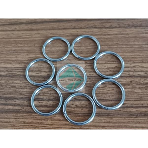Quality Stock M8 Welded Stainless Steel Metal Ring Mesh Round O Rings 30mm-100mm Dia ISO Standard for sale