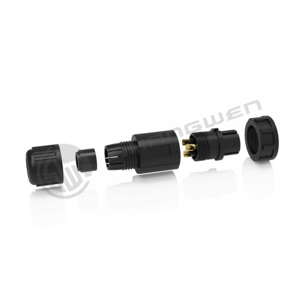 Quality Mini IP67 Waterproof Connector Electrical 3 Pin Female Plug Connector for sale
