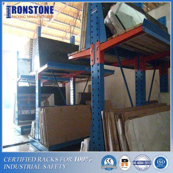 Quality New Type Heavy Duty Cantilever Steel Rack for Indoor or Outdoor Storage for sale
