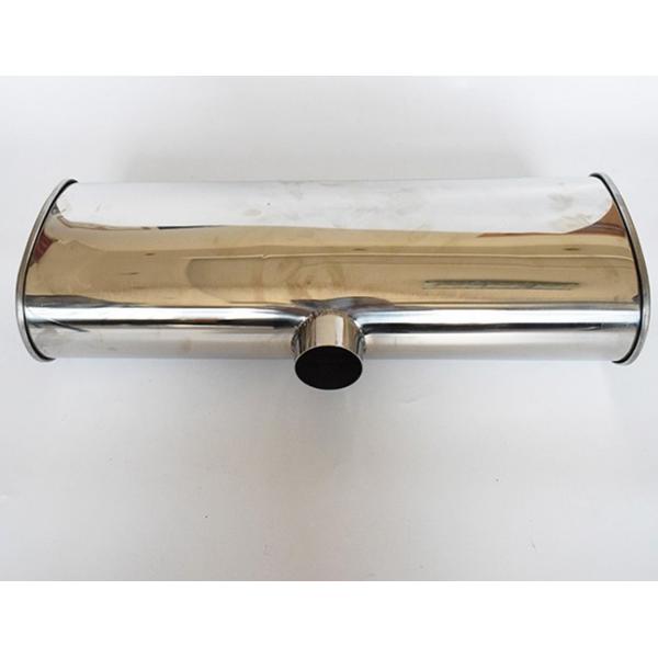 Quality Weld On Install 2.5 Inch SS304 Car Flow Sound Muffler for sale