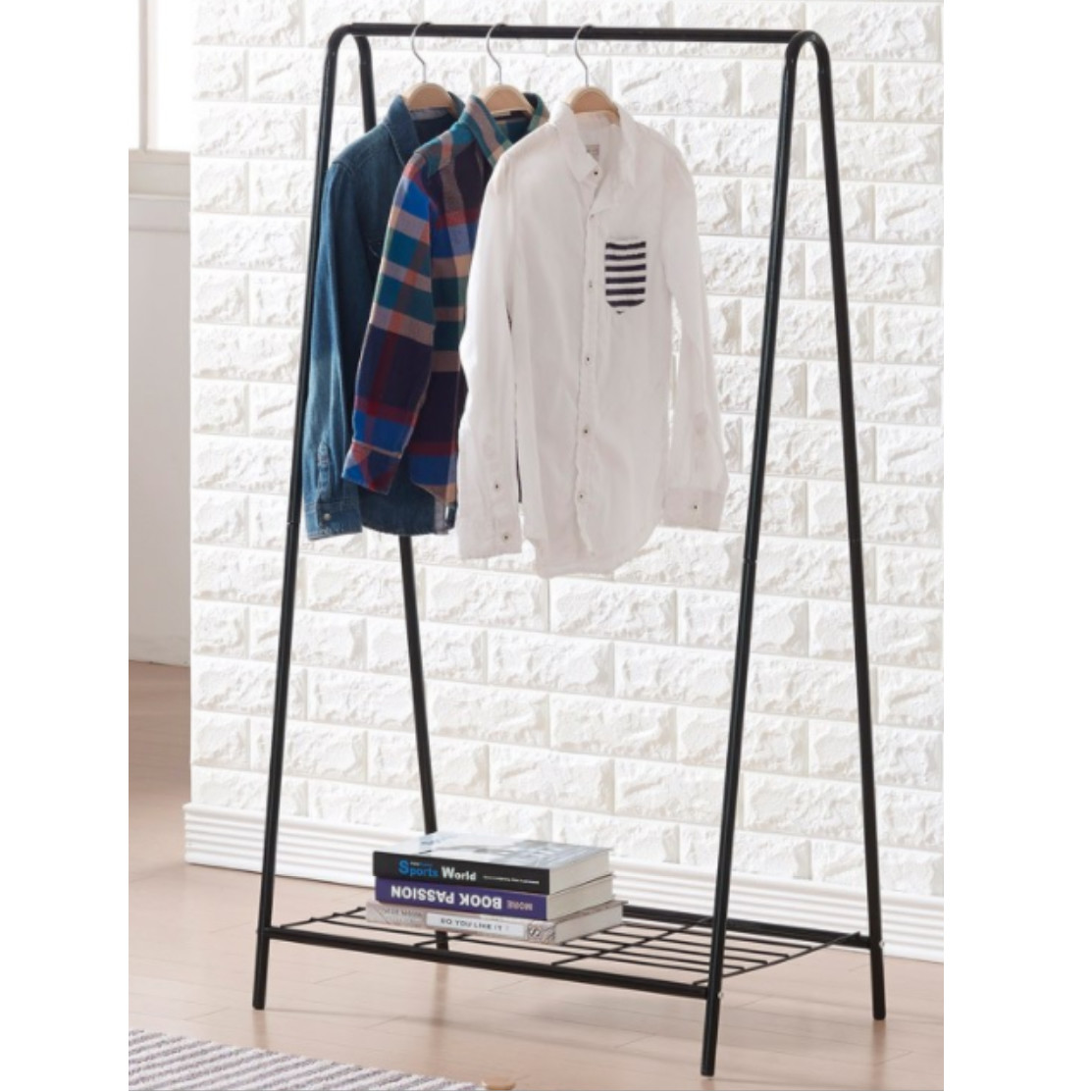 China Knock Down Stainless Steel Display Rack For Home Floor Type for sale