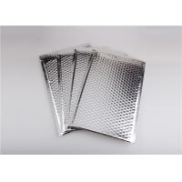 China Self Seal Silver Metallic Bubble Mailers , Bubble Wrap Envelopes Recyclable factory